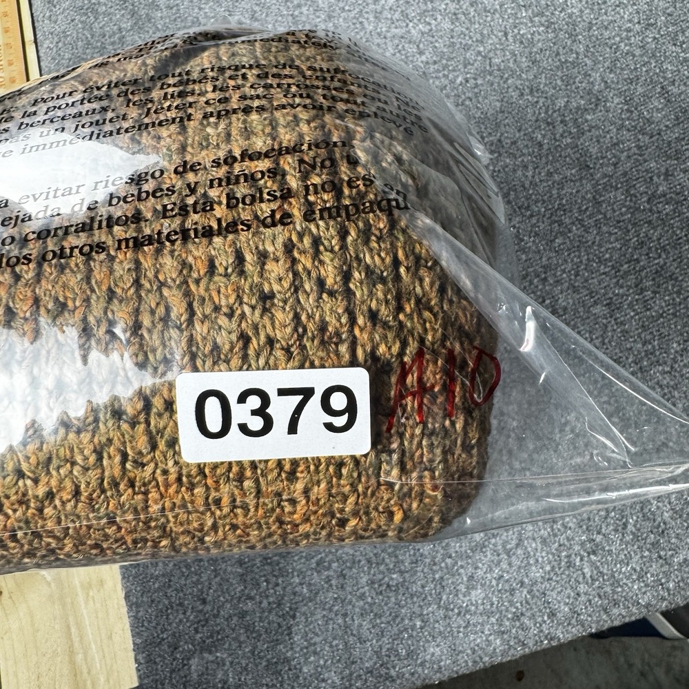 New Joseph Abboud Waffle-Knit Sweater V-Neck‎ Pumpkin Brown Men's Long Sleeve  M - Picture 6 of 6